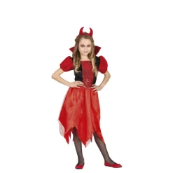 Disfraz de Pequeña Diablilla con vestido para niña