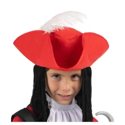 Disfraz de Pirata Garfio Rojo para Niño