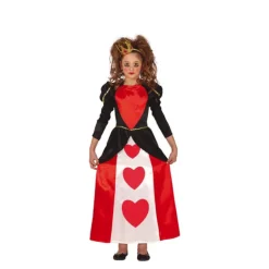 Disfraz de Reina Corazones para niña