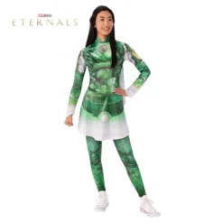 Disfraz de Sersi Verde de Eternals para mujer
