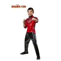Disfraz de Shang-Chi Deluxe Rojo para niño