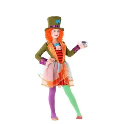 Disfraz de Sombrerera Loca para niña