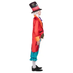 Disfraz de Sombrerero Loco Naranja y Azul para Hombre