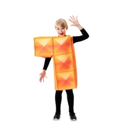 Disfraz de Tetris Naranja para niños