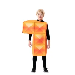 Disfraz de Tetris Naranja para niños
