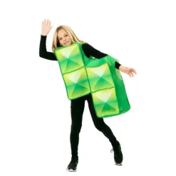 Disfraz de Tetris Verde para niños