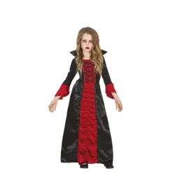 Disfraz de Vampiresa con vestido largo para niña