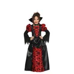 Disfraz de Vampiresa Roja para niña