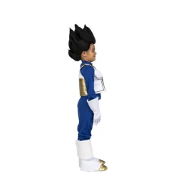 Disfraz de Vegeta de Dragon Ball con peluca para niño
