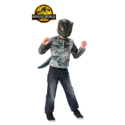 Disfraz de Velociraptor para Niños - Conviértete en un Dinosaurio de Jurassic World