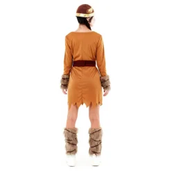 Disfraz de Vikinga Marrón Guerrera para mujer