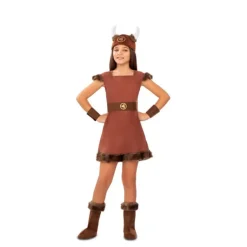Disfraz de Vikinga Odín para niña