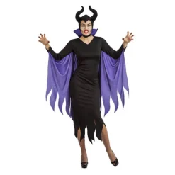 Disfraz de Villana Maléfica con cuernos