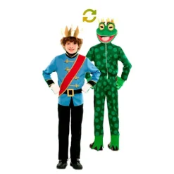 Disfraz Doble de Príncipe Azul y Rana para niño