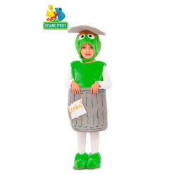 Disfraz Peluche de Oscar el Gruñón para niños