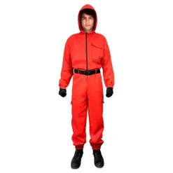 Disfraz Rojo de El Juego del Calamar para Hombre