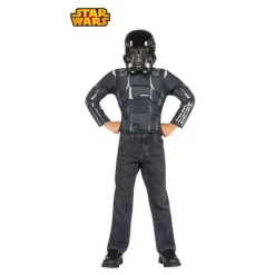 Disfraz Stront Negro de Star Wars con máscara para niño en caja