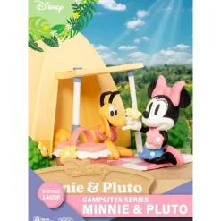 Disney Diorama PVC D-Stage Campsite Series Mini & Pluto 10 cm