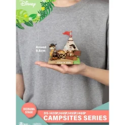 Disney Diorama PVC D-Stage Campsite Series Mini & Pluto 10 cm