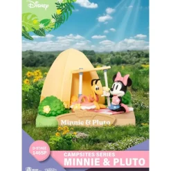 Disney Diorama PVC D-Stage Campsite Series Mini & Pluto 10 cm
