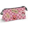 Disney Minnie Mouse Journey Estuche Portatodo Triple