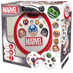 Dobble Marvel Emoji - Juego de Cartas Rápido y Divertido