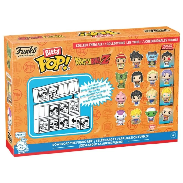 Dragon Ball Pack de 4 Figuras Bitty POP! Vinyl Series 3