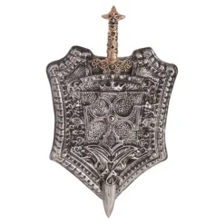 Escudo y Espada con Cruz de 32x63 cm