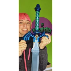 Espada Zelda Tears of the Kingdom doble hoja 106 cm con luz