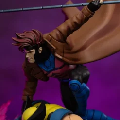 Estatua 1/10 Deluxe Art Scale X-Men´97 Gambit & Lobezno 29 cm