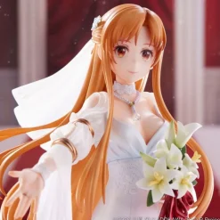 Estatua de Asuna 1/7 Wedding Ver. de Sword Art Online 25 cm