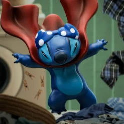 Estatua de Stitch Laundry a Escala 1/10 de 19 cm