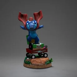 Estatua de Stitch Laundry a Escala 1/10 de 19 cm