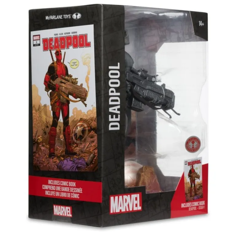 Estatua Deadpool Grey Suit Chase 1/6 McFarlane Toys 27 cm