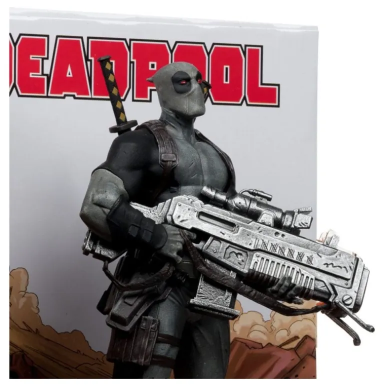 Estatua Deadpool Grey Suit Chase 1/6 McFarlane Toys 27 cm