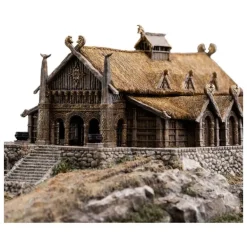 Estatua El Señor de los Anillos The Golden Hall of Edoras 9 cm