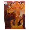 Estatua Human Torch Marvel 2 in 1 10 de PVC 29 cm