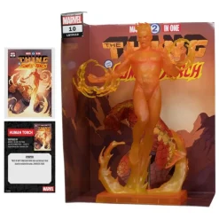 Estatua Human Torch Marvel 2 in 1 10 de PVC 29 cm