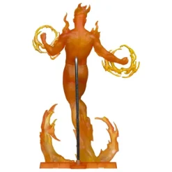 Estatua Human Torch Marvel 2 in 1 10 de PVC 29 cm