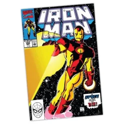 Estatua Iron Man 1/6 PVC 26 cm con Cómic McFarlane Toys