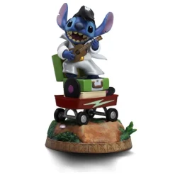 Estatua Iron Studios Stitch King of Rock 1/10 17 cm
