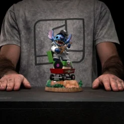 Estatua Iron Studios Stitch King of Rock 1/10 17 cm