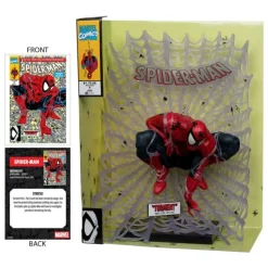 Estatua Marvel Spider-Man PVC 1/6 con Diorama y Cómic 28 cm