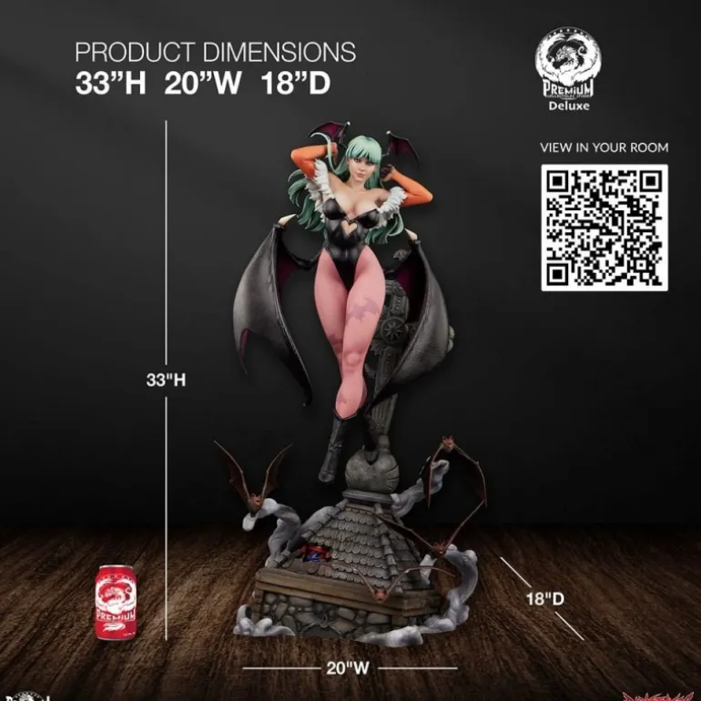 Estatua Morrigan Deluxe Darkstalkers 1/3 83 cm