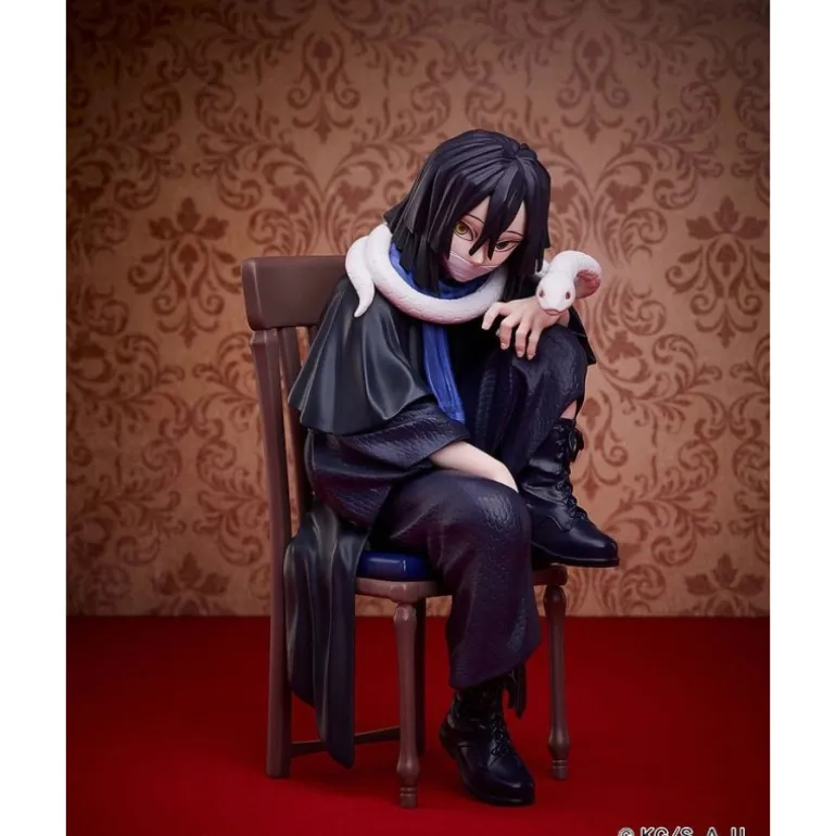 Estatua Obanai Iguro Demon Slayer 15 cm PVC
