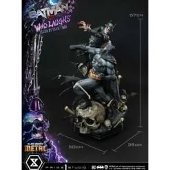 Estatua Premium Batman VS Batman Who Laughs 67 cm
