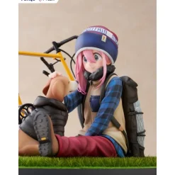 Estatua PVC 1/7 Laid Back Camp Nadeshiko Kagamihara 13 cm