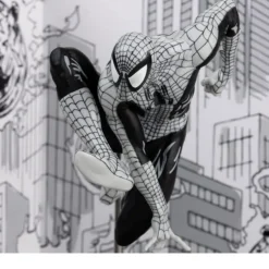 Estatua PVC 1/10 Spider-Man Line Art Gold Label 10 cm