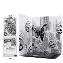 Estatua PVC 1/10 Spider-Man Line Art Gold Label 10 cm