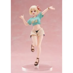 Estatua PVC Coreful Chisato Nishikigi Hawaiian Ver. 18 cm